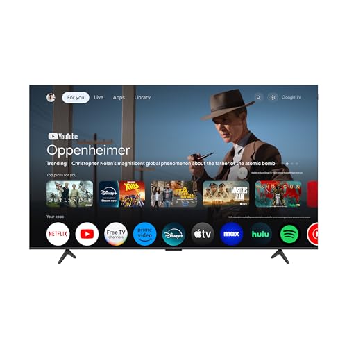 TCL 65 Inch Class T7 Series | 4K QLED HDR | 65T7, 2025 Model | 120HZ-144HZ High Brightness Smart Google TV Dolby Atmos Audio | Voice Remote Alexa Gaming Streaming Television