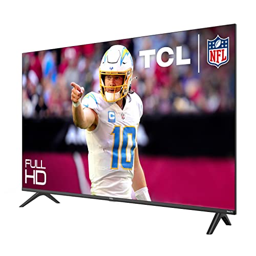 TCL 40-Inch Class S3 1080p LED Smart TV with Roku TV (40S350R, 2023 Model), Compatible with Alexa, Google Assistant, and Apple HomeKit Compatibility, Streaming FHD Television,Black