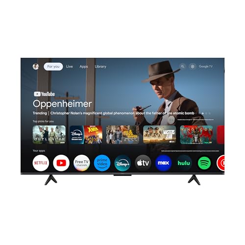 TCL 65 Inch Class T7 Series | 4K QLED HDR | 65T7, 2025 Model | 120HZ-144HZ High Brightness Smart Google TV Dolby Atmos Audio | Voice Remote Alexa Gaming Streaming Television