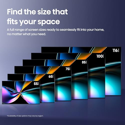 Hisense 65" U7 Mini-LED ULED 4K UHD Best Premium Gaming Google Smart TV (65U75QG, 2025 Model) - QLED, Native 165Hz, VRR 288, Up to 3000 Nits, HDR10+, Dolby Vision IQ · Atmos, IMAX Enhanced, 2.1.2 Ch