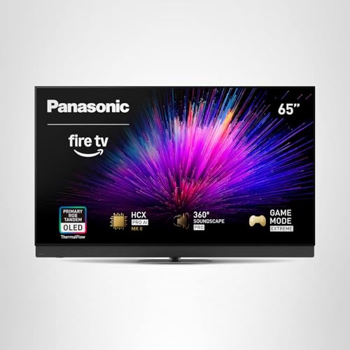Panasonic Z95 Series (2025 Model) 55-inch OLED 4K Ultra HD Smart Fire TV, HDR10+ Adaptive, Dolby Vision IQ, 360 Soundscape Pro, 144Hz Refresh Rate and Hands-Free Alexa - 55Z95BP