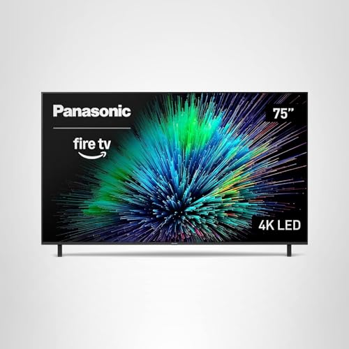 Panasonic W70 Series (2025 Model) 43" LED 4K Ultra HD Smart Fire TV, Press & Ask Alexa, Apple AirPlay, HDR10+, HDMI 2.1, and Bluetooth Support - 43W70BP
