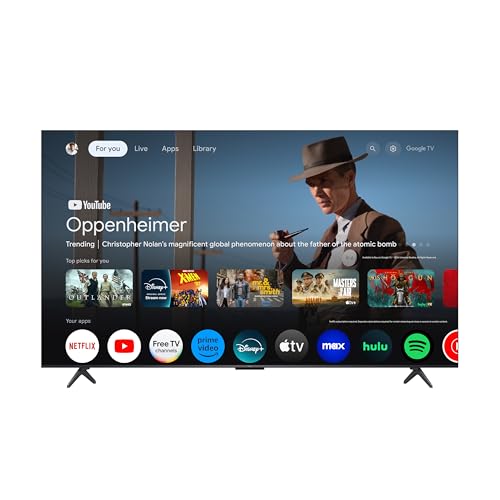 TCL 55 Inch Class QM6K Series | Mini LED QLED 4K HDR | 55QM6K, 2025 Model | 120HZ-144HZ High Brightness Smart Google TV Dolby Atmos Onkyo Audio | Voice Remote Alexa Gaming Streaming Television