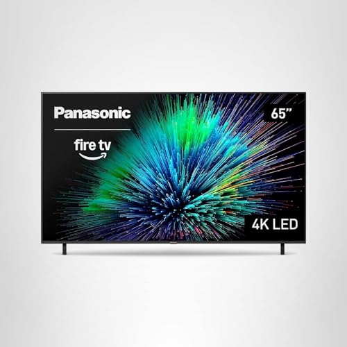 Panasonic W70 Series (2025 Model) 43" LED 4K Ultra HD Smart Fire TV, Press & Ask Alexa, Apple AirPlay, HDR10+, HDMI 2.1, and Bluetooth Support - 43W70BP