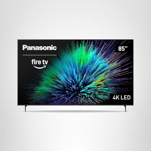 Panasonic W70 Series (2025 Model) 43" LED 4K Ultra HD Smart Fire TV, Press & Ask Alexa, Apple AirPlay, HDR10+, HDMI 2.1, and Bluetooth Support - 43W70BP