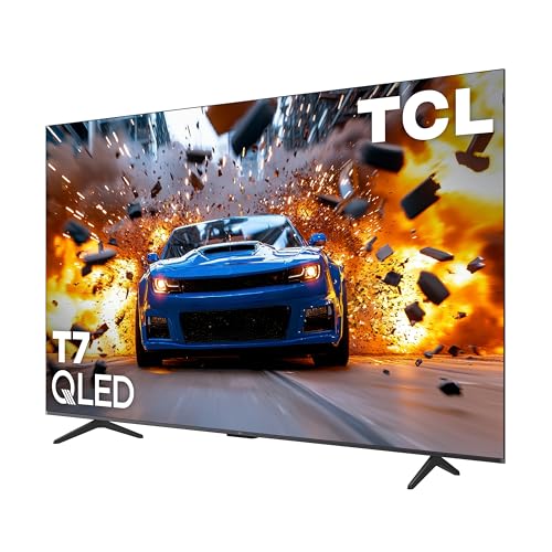 TCL 65 Inch Class T7 Series | 4K QLED HDR | 65T7, 2025 Model | 120HZ-144HZ High Brightness Smart Google TV Dolby Atmos Audio | Voice Remote Alexa Gaming Streaming Television