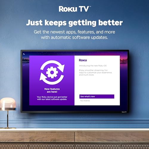 Hisense 32-Inch Class A4 Series HD 720p Smart Roku TV with Alexa Compatibility (32A4HNR) - Dolby Audio, Slim Bezel Design, Google Assistant