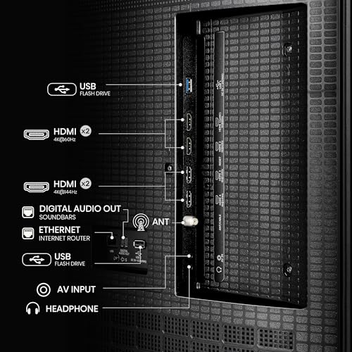 Hisense 50" Class QD7 Series Mini-LED 4K UHD Smart Fire TV (50QD7QF, 2025 Model) - QLED, HDR10+, Dolby Vision, Dolby Atmos, Game Mode Plus, ALLM, Alexa Built in with Voice Remote, Streaming TV, Black