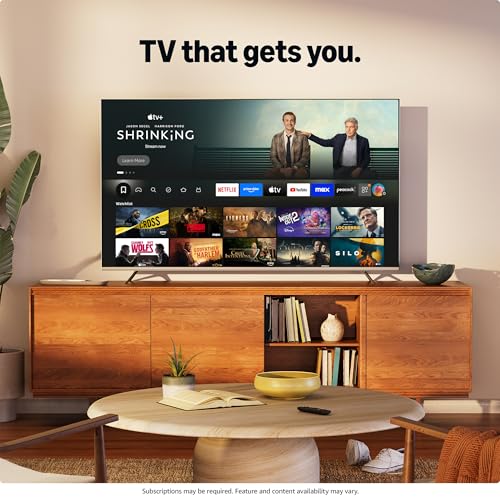 Hisense 50" Class QD7 Series Mini-LED 4K UHD Smart Fire TV (50QD7QF, 2025 Model) - QLED, HDR10+, Dolby Vision, Dolby Atmos, Game Mode Plus, ALLM, Alexa Built in with Voice Remote, Streaming TV, Black