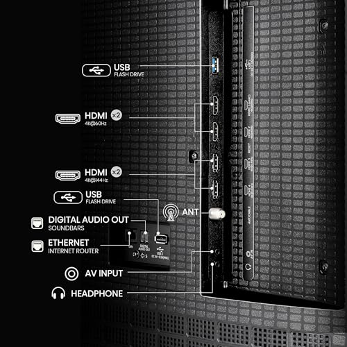 Hisense 43" E6 Cinema Series Hi-QLED 4K UHD Smart Fire TV (43E6QF, 2025 Model) - AI Light Sensor, Dolby Vision · Atmos, Voice Remote with Alexa, Motion Rate 120, HDR 10+ Adaptive, Game Mode Plus