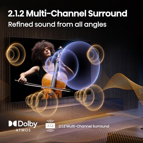 Hisense 65" U7 Mini-LED ULED 4K UHD Best Premium Gaming Google Smart TV (65U75QG, 2025 Model) - QLED, Native 165Hz, VRR 288, Up to 3000 Nits, HDR10+, Dolby Vision IQ · Atmos, IMAX Enhanced, 2.1.2 Ch