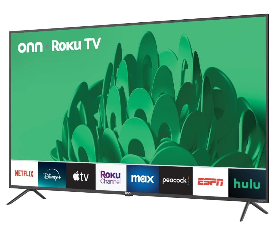 ONN 50-Inch Class 4k HDR10+ Smart TV + Free Wall Mount with Wi-Fi Connectivity and Mobile App | Flat Screen TV | Compatible with Home Kit | Alexa and Google Assistant (Renewed)