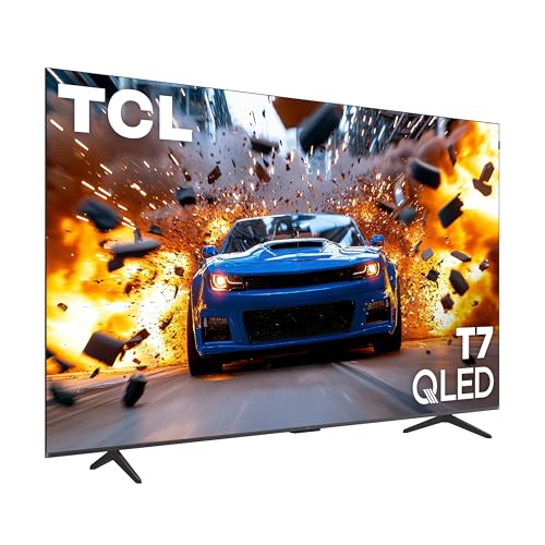 TCL 65 Inch Class T7 Series | 4K QLED HDR | 65T7, 2025 Model | 120HZ-144HZ High Brightness Smart Google TV Dolby Atmos Audio | Voice Remote Alexa Gaming Streaming Television