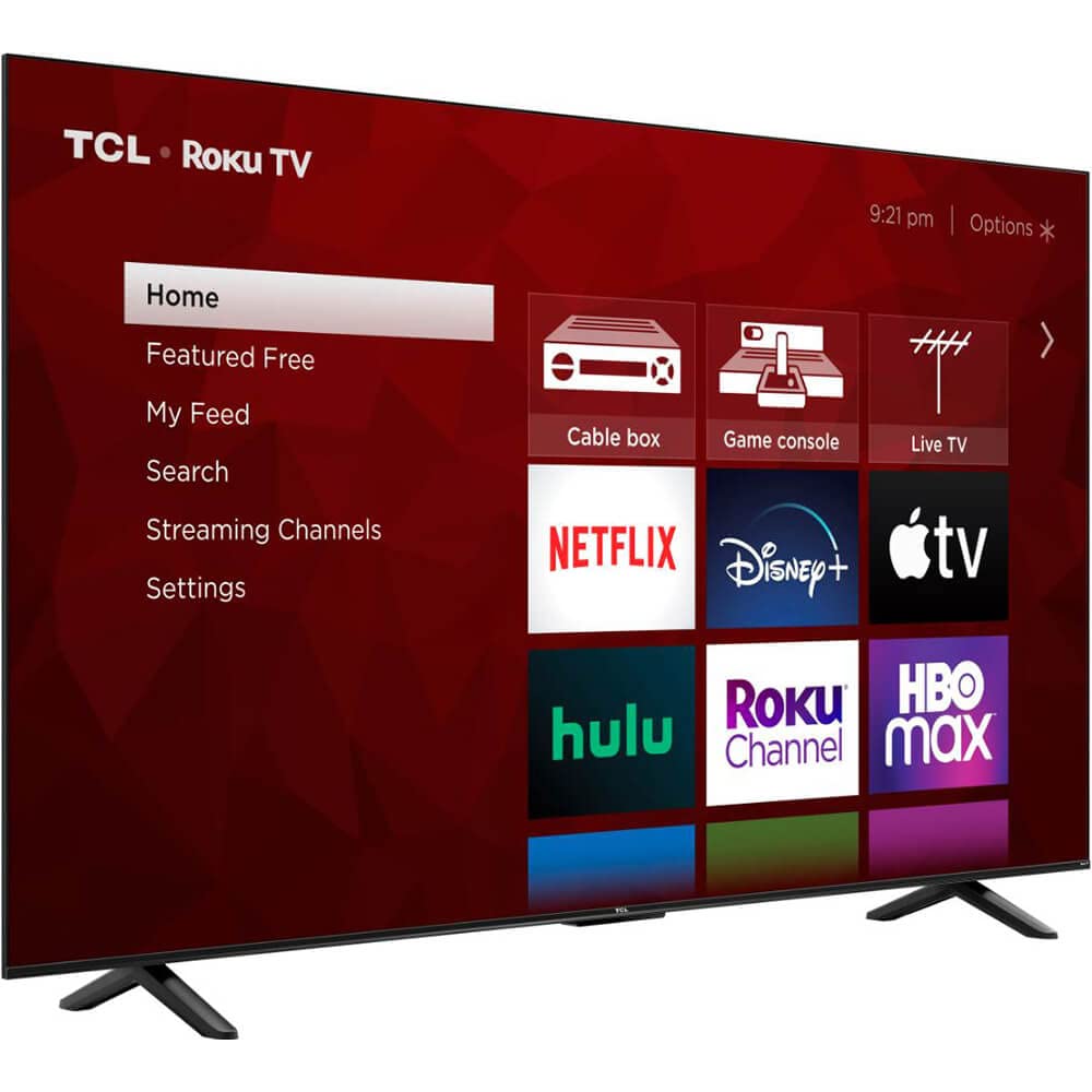 TCL 43" Class 4-Series 4K UHD HDR Smart Roku TV – 43S455