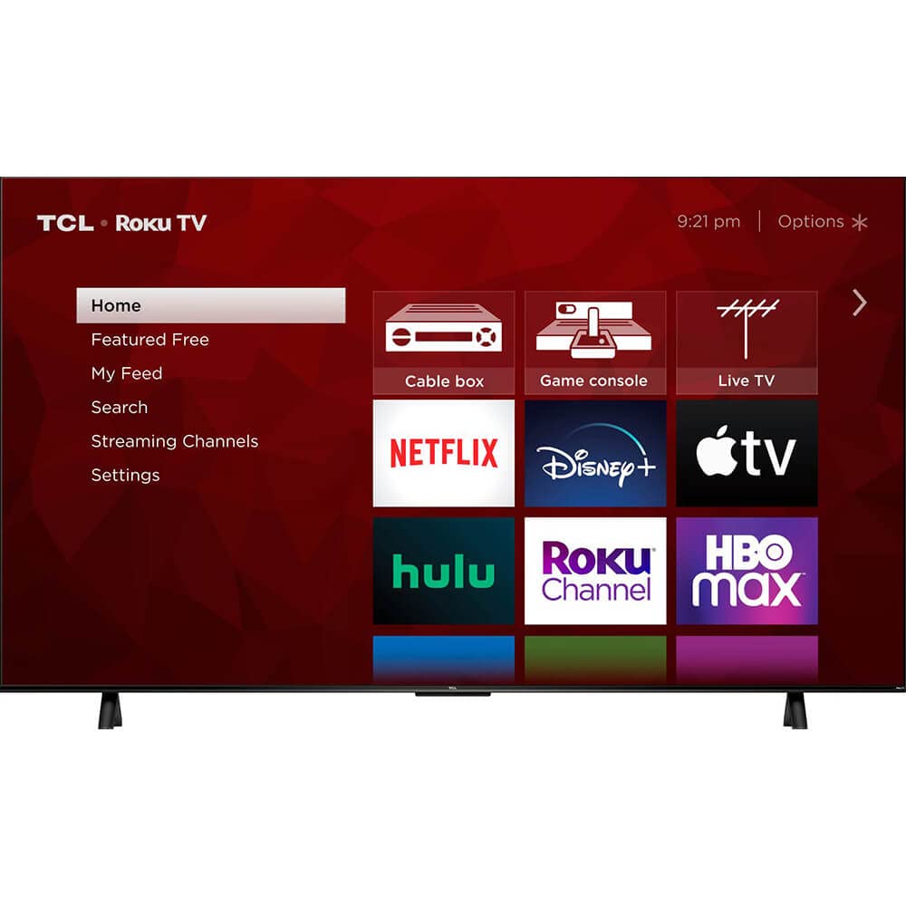 TCL 43" Class 4-Series 4K UHD HDR Smart Roku TV – 43S455
