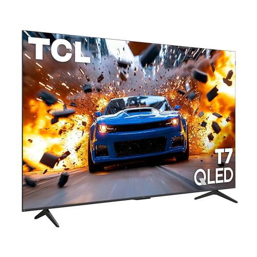 TCL 65 Inch Class T7 Series | 4K QLED HDR | 65T7, 2025 Model | 120HZ-144HZ High Brightness Smart Google TV Dolby Atmos Audio | Voice Remote Alexa Gaming Streaming Television