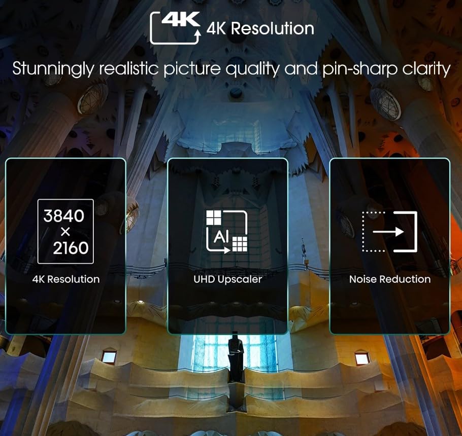 Hisense 50 Inch R Series Class 4K Ultra HD 2160P LED Smart Roku TV with HDR Game Mode Works with Google Assistant and Alexa (Refurbished)