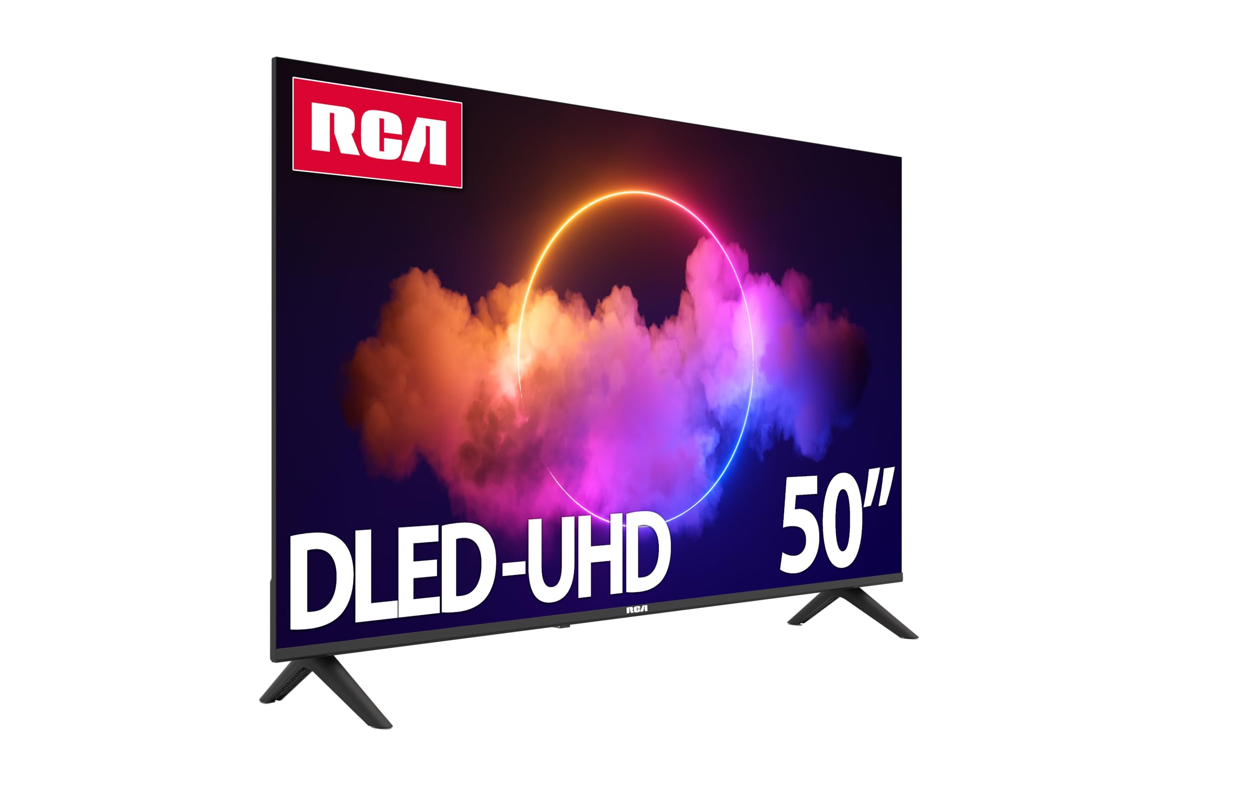 RCA 50-Inch UHD Smart Google TV, Frameless LED Display with HDR10, Wi-Fi and Bluetooth, Google Assistant Built-in, Compatible with Alexa