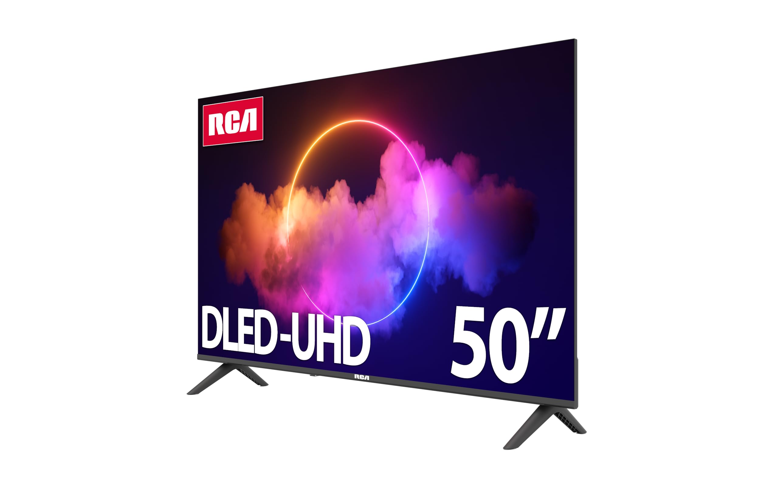 RCA 50-Inch UHD Smart Google TV, Frameless LED Display with HDR10, Wi-Fi and Bluetooth, Google Assistant Built-in, Compatible with Alexa