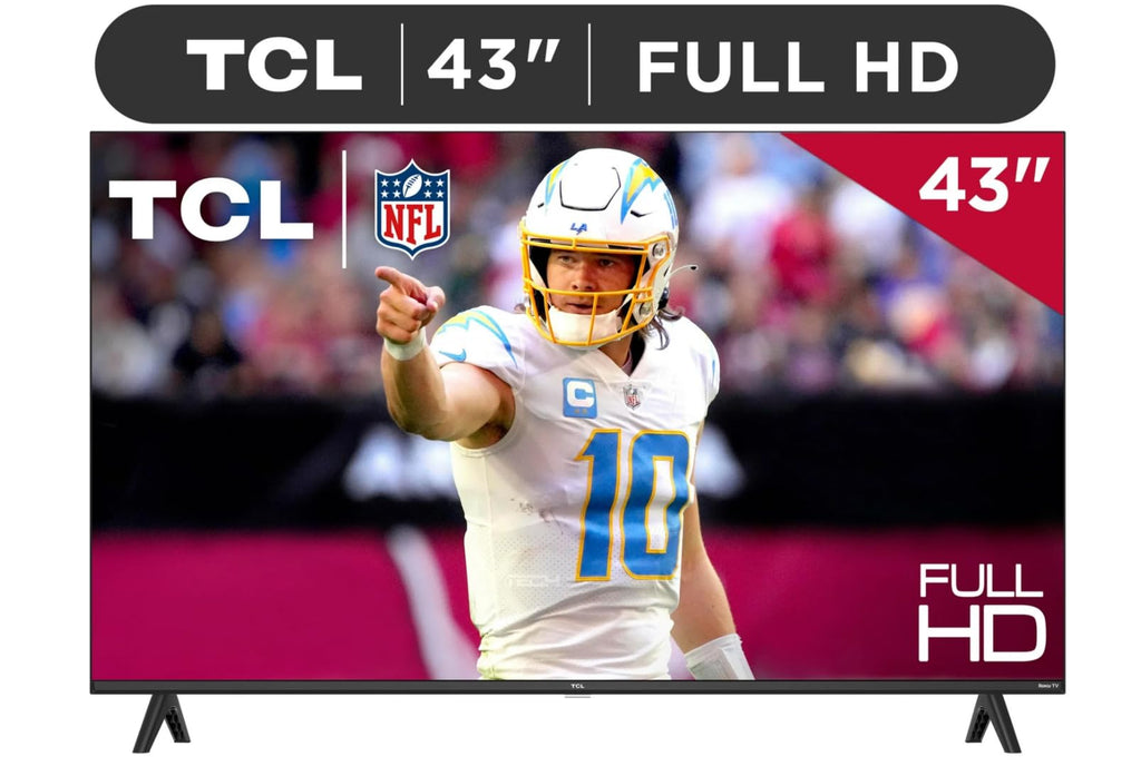 TCL 43S310R 43" Class S Class (1080p) FHD LED Smart TV with Roku TV (Renewed)