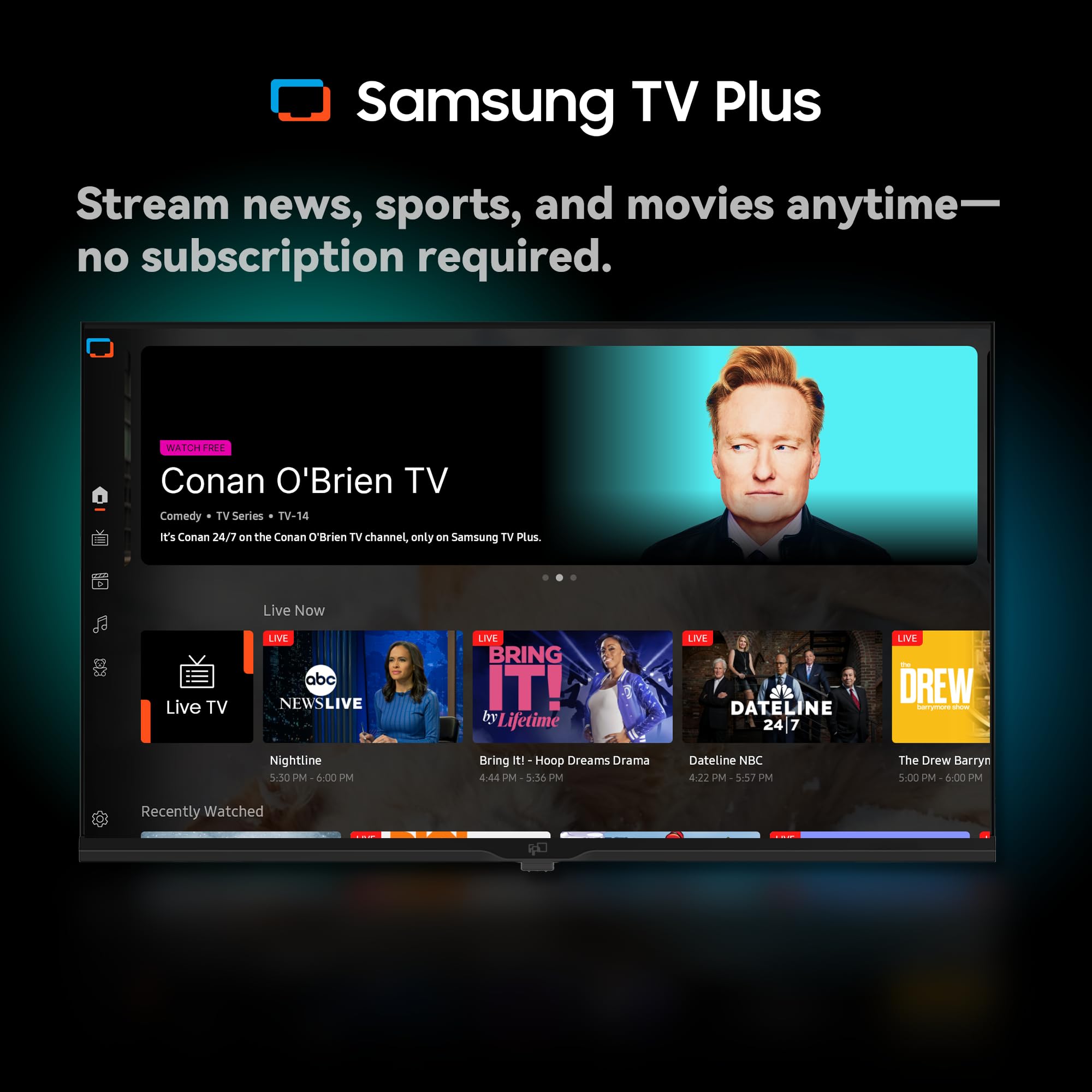 FPD 43-inch Smart TV Google TV 1080p Full HD with Google Play and Chromecast Built-in, HDR 10, Dolby Audio, Voice Remote, Stream Live TV(Palette-Series, CG43-P3, 2024 Model)