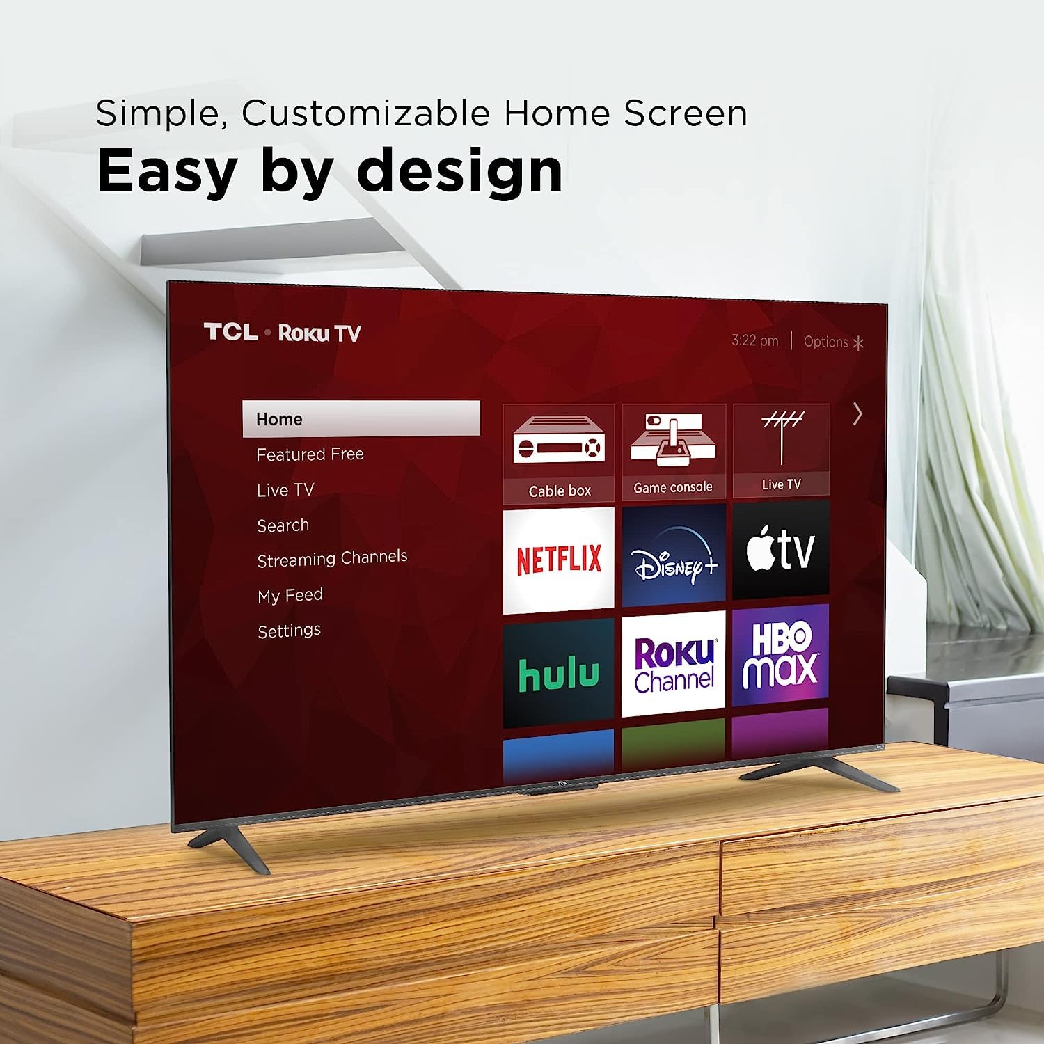 TCL 43" Class 4-Series 4K UHD HDR Smart Roku TV – 43S455