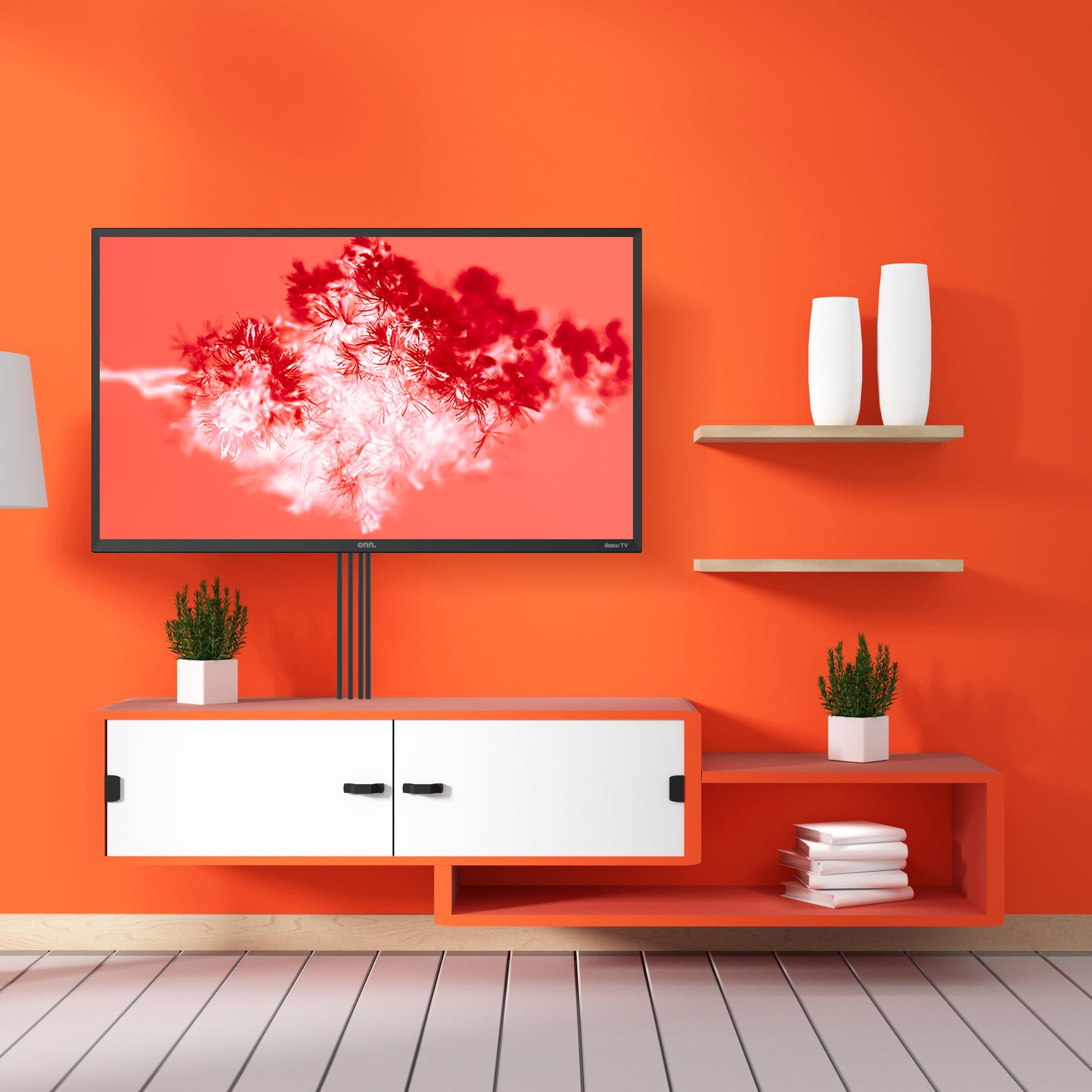 ONN 50-Inch Class 4k HDR10+ Smart TV + Free Wall Mount with Wi-Fi Connectivity and Mobile App | Flat Screen TV | Compatible with Home Kit | Alexa and Google Assistant (Renewed)