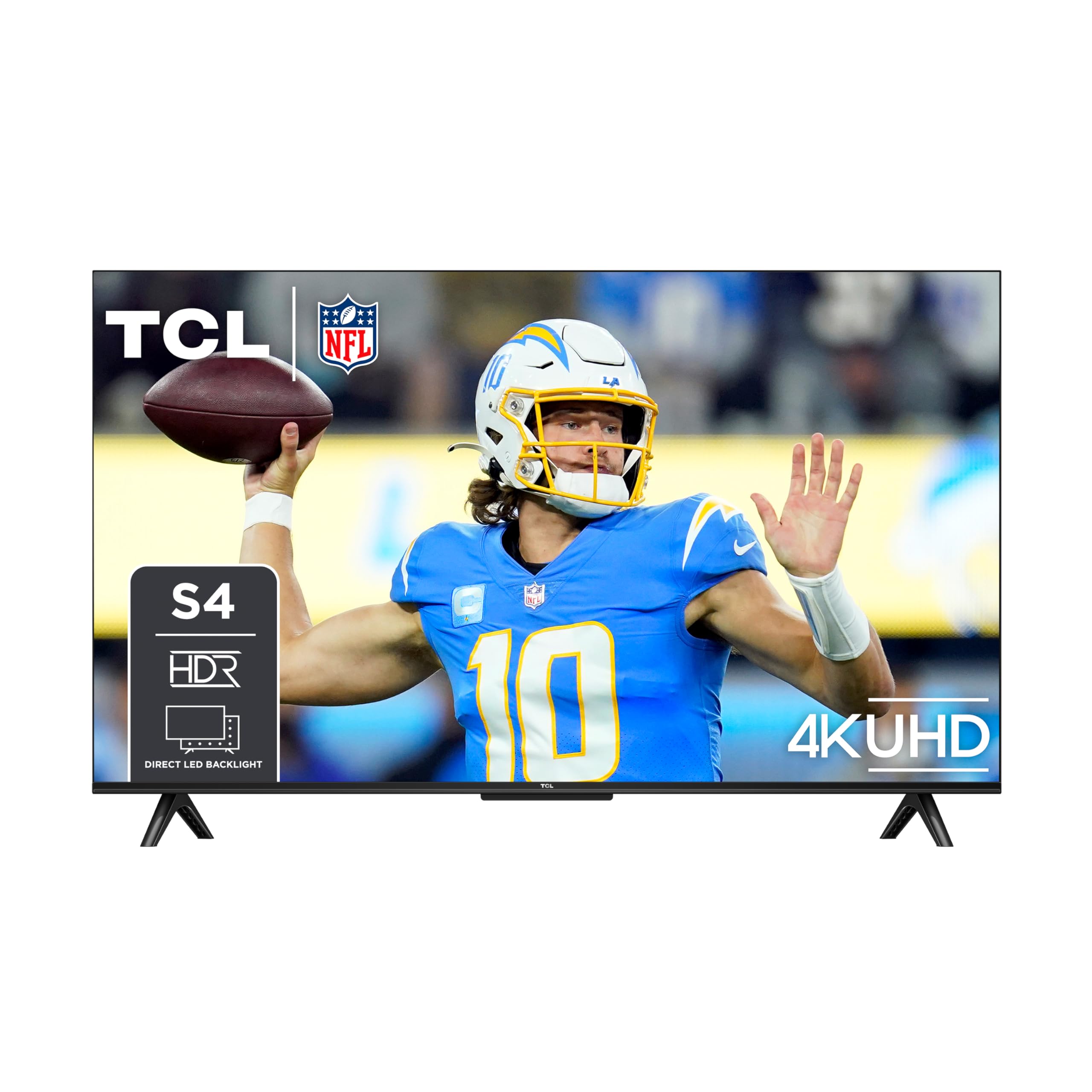 TCL 43-Inch Class S4 4K LED Smart TV with Google TV (43S450G, 2023 Model), Dolby Vision, HDR Pro, Dolby Atmos, Google Assistant Built-in with Voice Remote, Works with Alexa, Streaming UHD Television