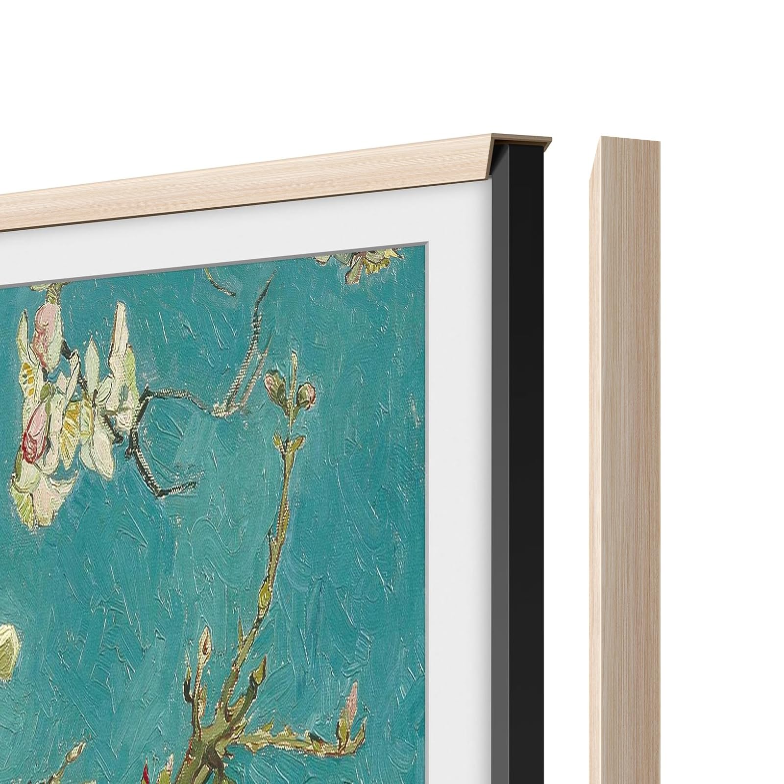 iFFALCON 55-Inch Class QLED 4K Smart TV, Ultra-Slim Picture Frame TV, 144Hz, HDR, Art Mode w/AI Art, Wide Color Gamut, Dolby Vision IQ, Dolby Atmos, Google Assistant Voice Remote(55F75, 2025 Model)