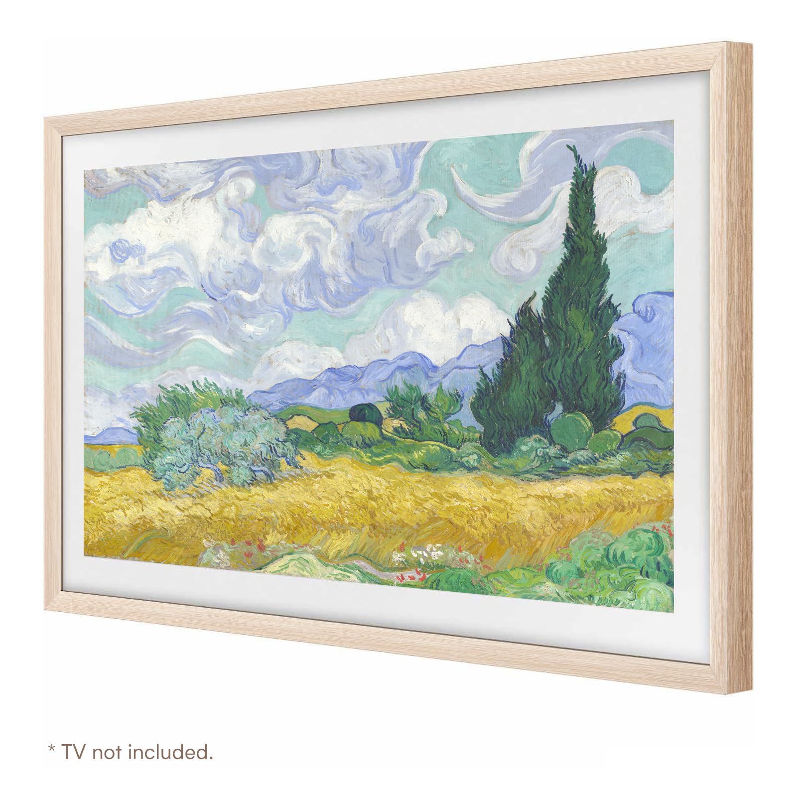 iFFALCON 55-Inch Class QLED 4K Smart TV, Ultra-Slim Picture Frame TV, 144Hz, HDR, Art Mode w/AI Art, Wide Color Gamut, Dolby Vision IQ, Dolby Atmos, Google Assistant Voice Remote(55F75, 2025 Model)