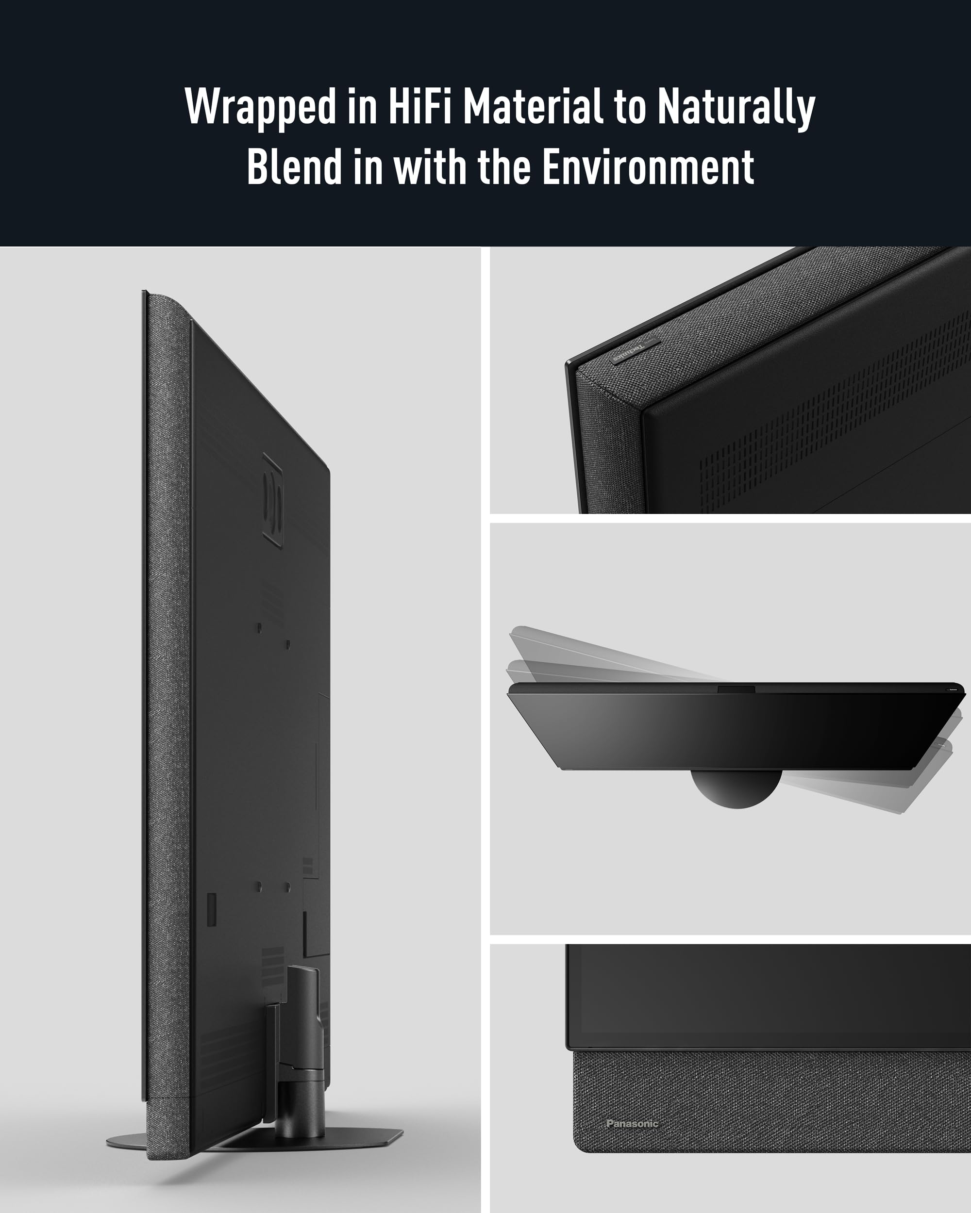 Panasonic Z95 Series (2025 Model) 55-inch OLED 4K Ultra HD Smart Fire TV, HDR10+ Adaptive, Dolby Vision IQ, 360 Soundscape Pro, 144Hz Refresh Rate and Hands-Free Alexa - 55Z95BP