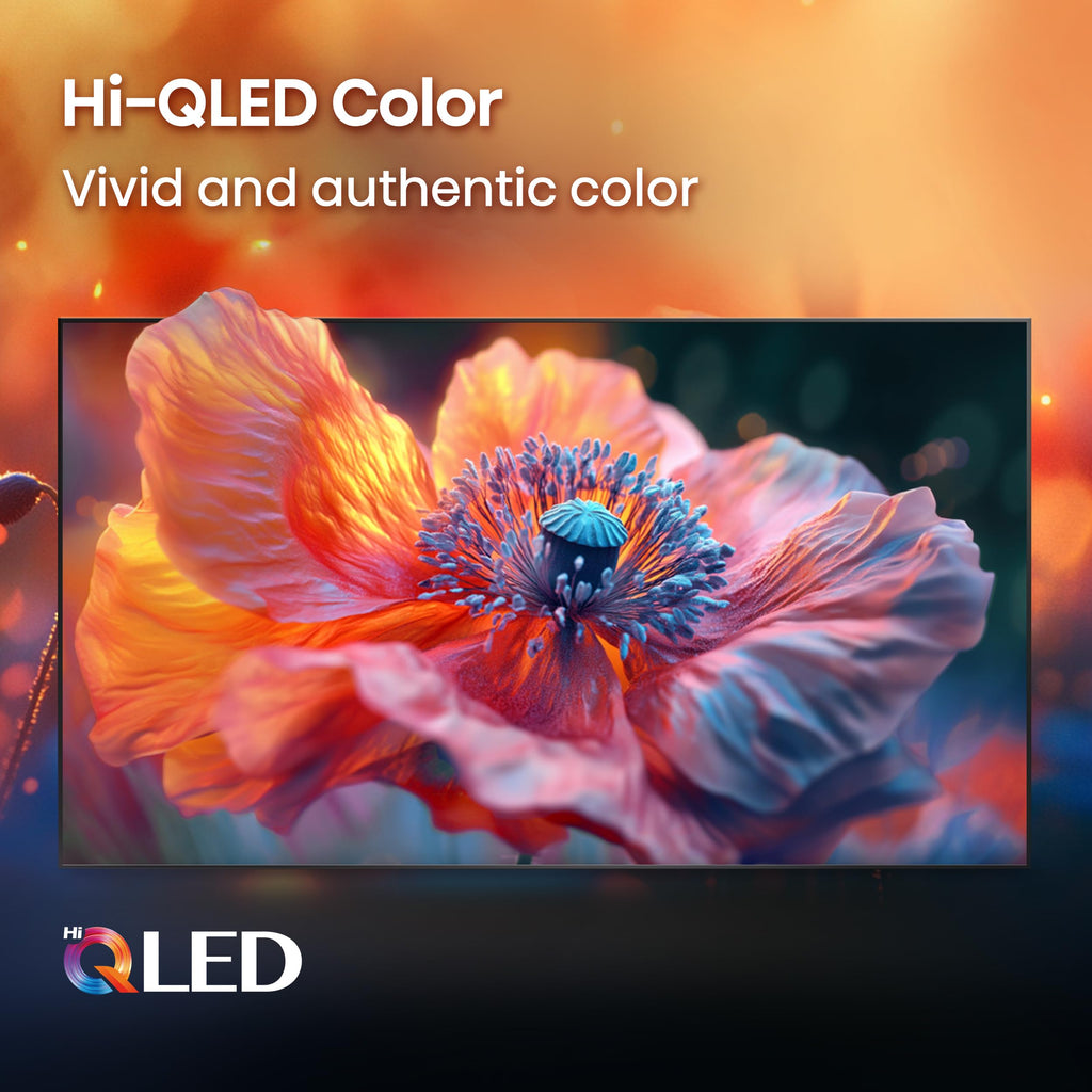 Hisense 40-Inch Class QD4 Series Hi-QLED FHD Smart Fire TV (40QD4QF, 2025 Model) - Quantum Dot Color, DTS Virtual: X, Alexa Built in, Slim Bezel Design