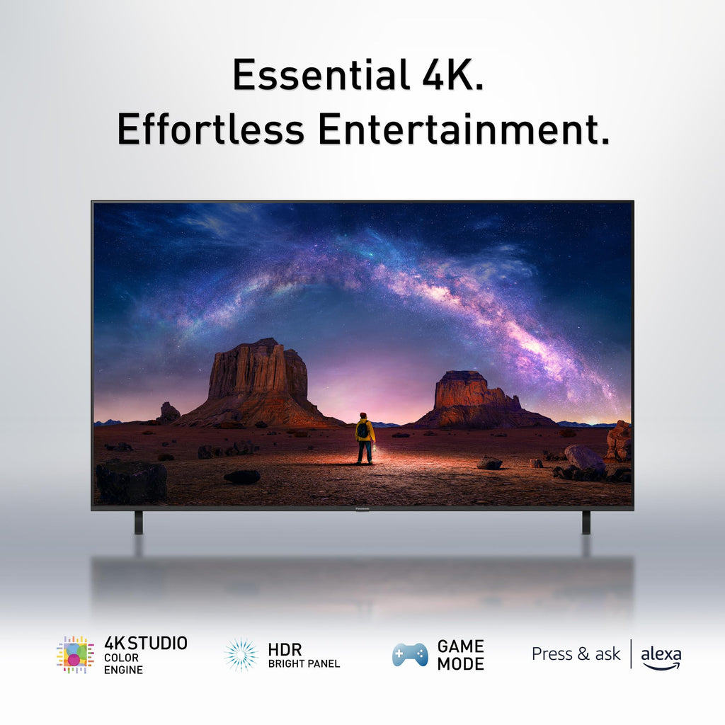 Panasonic W70 Series (2025 Model) 43" LED 4K Ultra HD Smart Fire TV, Press & Ask Alexa, Apple AirPlay, HDR10+, HDMI 2.1, and Bluetooth Support - 43W70BP