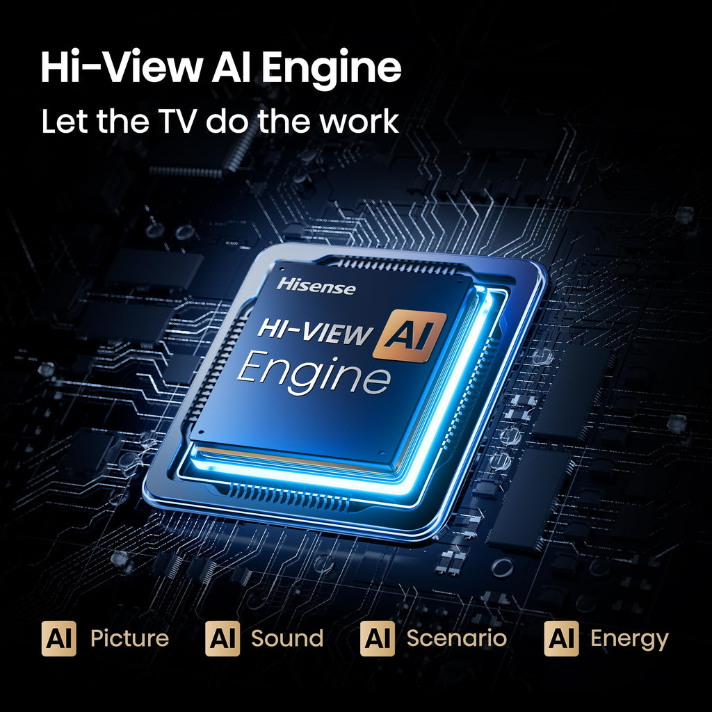 Hisense 55" Class U6 Series Mini-LED 4K UHD Smart Fire TV (55U65QF, 2025 Model) - QLED, Native 144Hz, HDR10+, Dolby Vision IQ, Dolby Atmos, Game Mode Pro, ALLM, Alexa Built in, Black