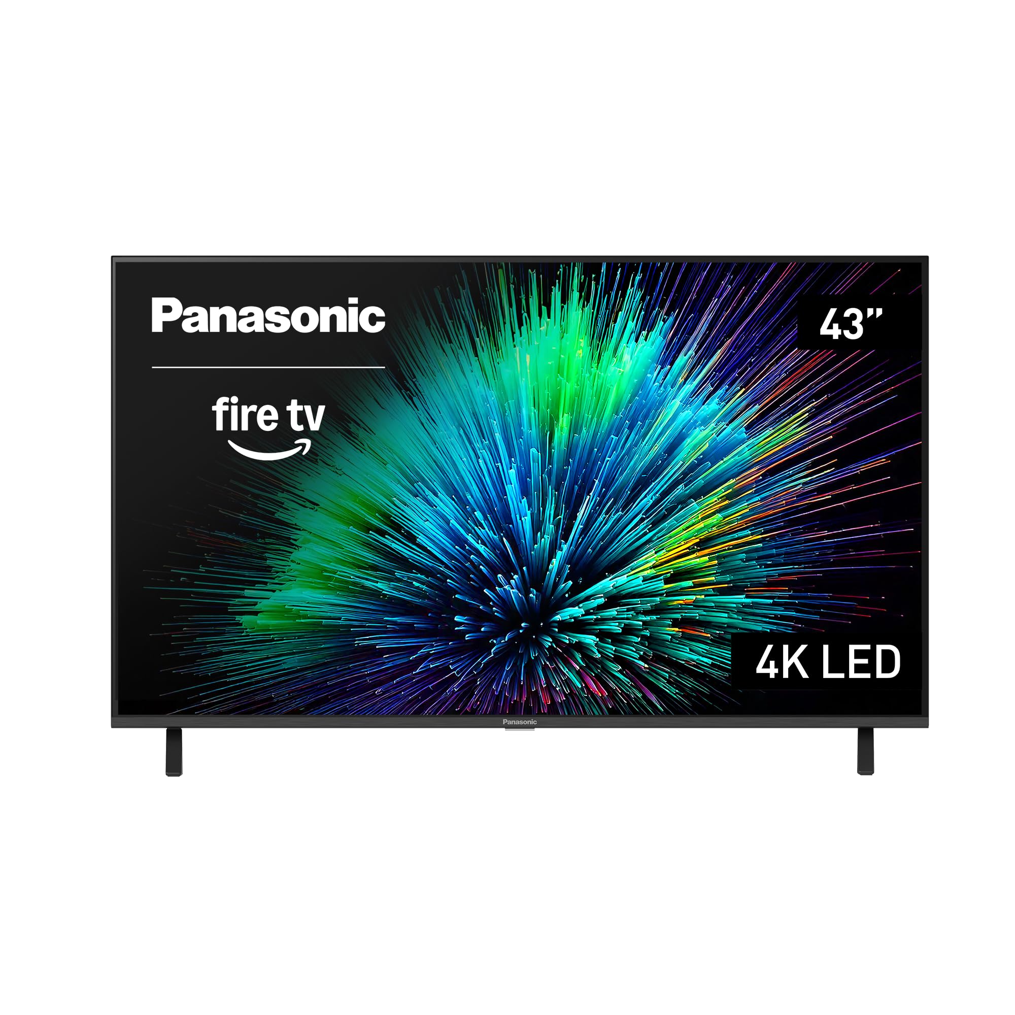 Panasonic W70 Series (2025 Model) 43" LED 4K Ultra HD Smart Fire TV, Press & Ask Alexa, Apple AirPlay, HDR10+, HDMI 2.1, and Bluetooth Support - 43W70BP