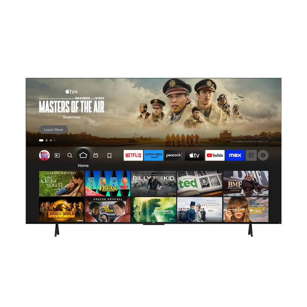 TCL 55-Inch Class Q65 QLED 4K Smart TV with Fire TV (55Q651F, 2024 Model), Dolby Vision, HDR PRO+, Dolby Atmos, Alexa Built-in with Voice Remote, Apple AirPlay 2 Compatibility, Streaming Television