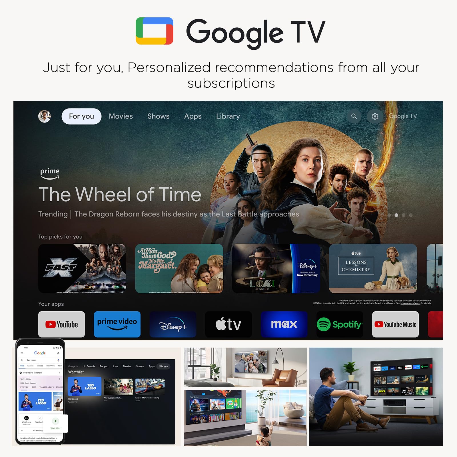 iFFALCON 55-Inch Class QLED 4K Smart TV, Ultra-Slim Picture Frame TV, 144Hz, HDR, Art Mode w/AI Art, Wide Color Gamut, Dolby Vision IQ, Dolby Atmos, Google Assistant Voice Remote(55F75, 2025 Model)