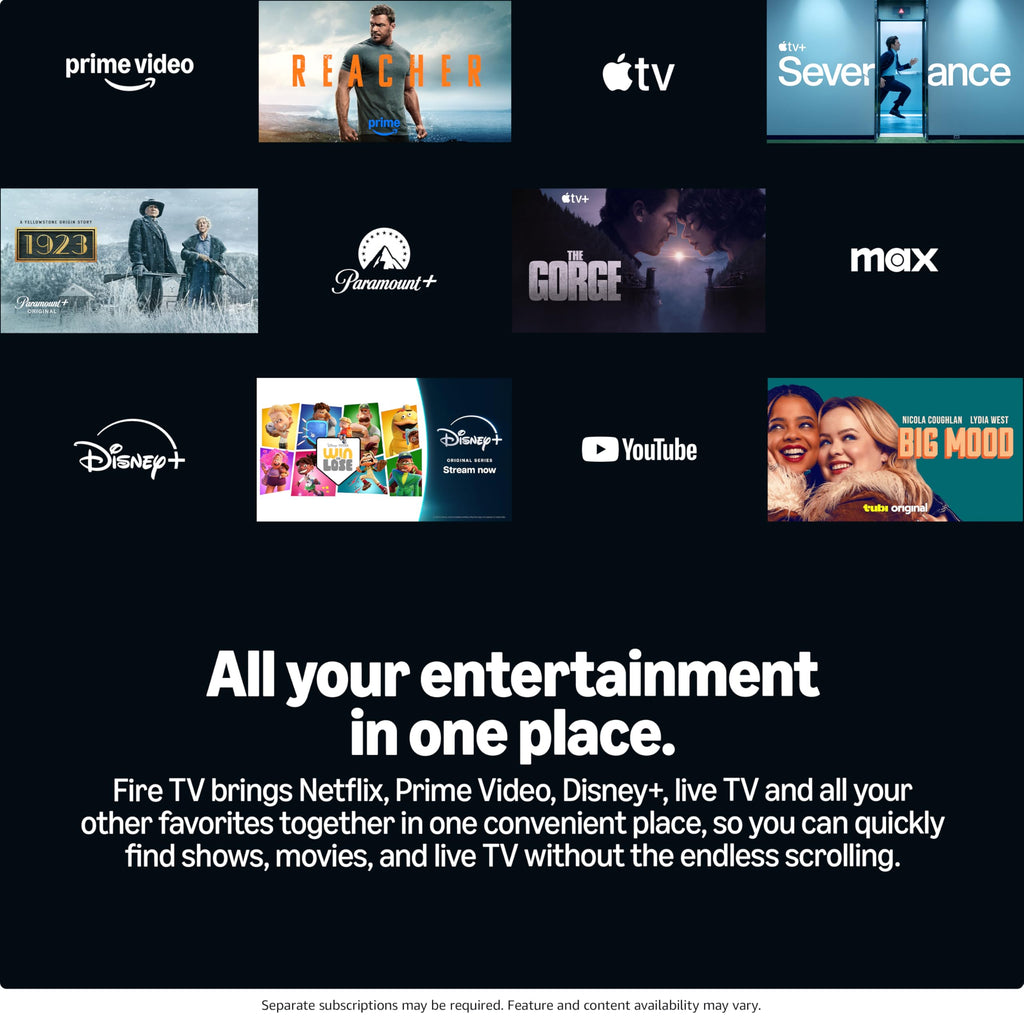 Panasonic Z95 Series (2025 Model) 55-inch OLED 4K Ultra HD Smart Fire TV, HDR10+ Adaptive, Dolby Vision IQ, 360 Soundscape Pro, 144Hz Refresh Rate and Hands-Free Alexa - 55Z95BP