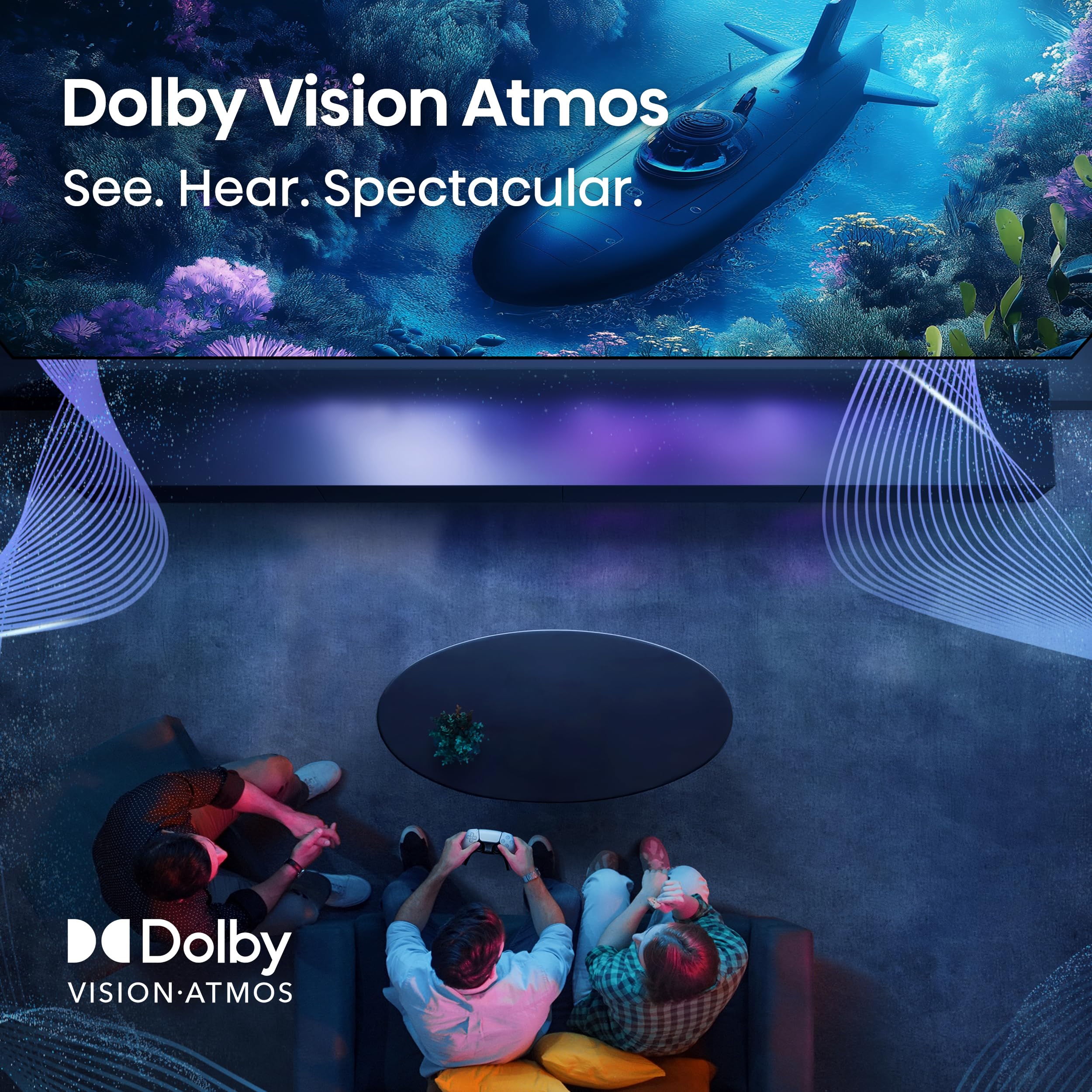 Hisense 43" E6 Cinema Series Hi-QLED 4K UHD Smart Fire TV (43E6QF, 2025 Model) - AI Light Sensor, Dolby Vision · Atmos, Voice Remote with Alexa, Motion Rate 120, HDR 10+ Adaptive, Game Mode Plus