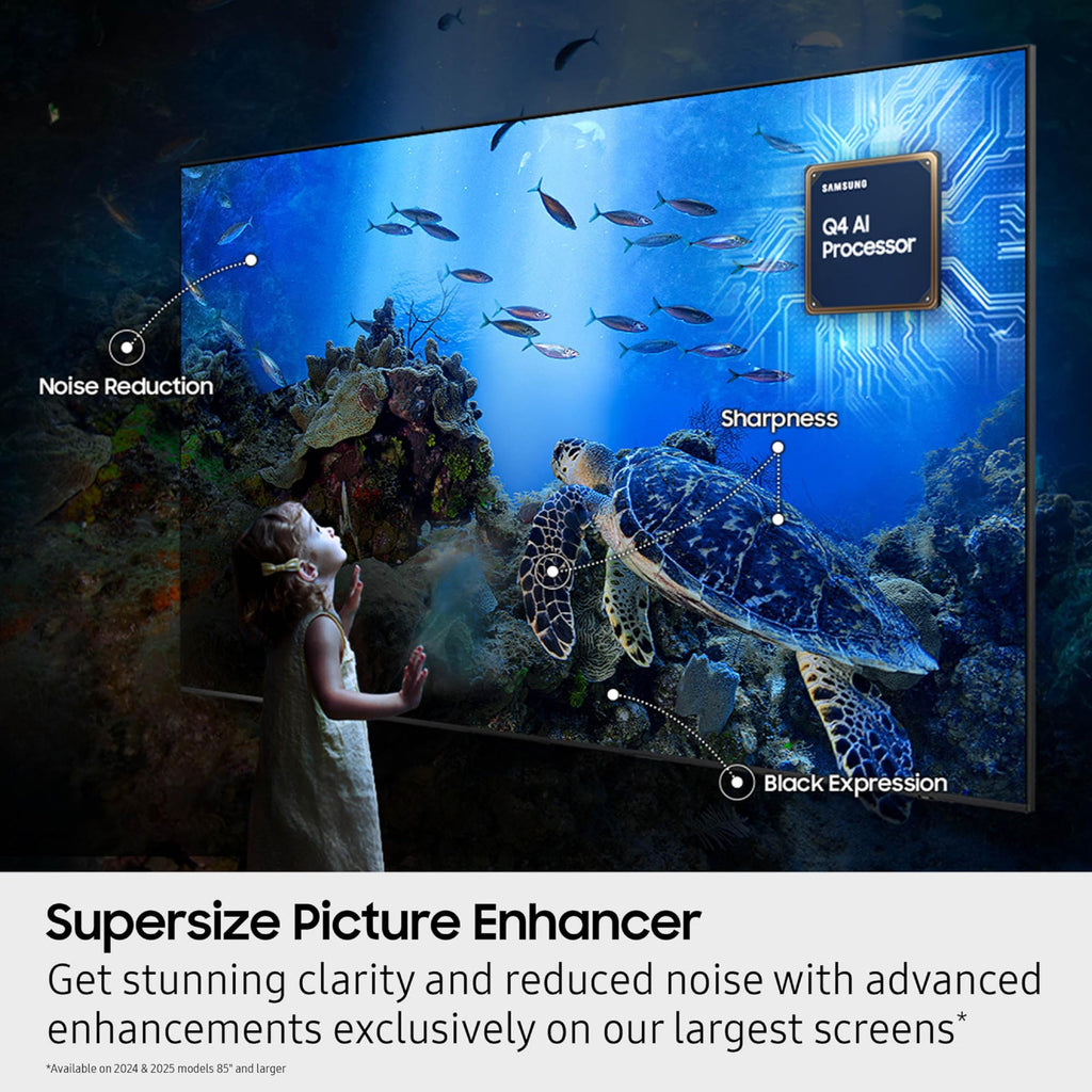 Samsung 43-Inch Class QLED Q7F Series Samsung Vision AI Smart TV (2025 Model, 43Q7F) Quantum HDR, Object Tracking Sound Lite, Q4 AI Gen1 Processor, 4K upscaling, Gaming Hub, Alexa Built-in